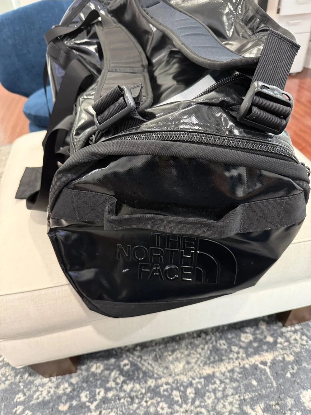 The North Face Black Men's Duffel Sling Bag/ backpack